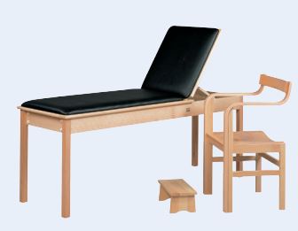 Canapea masaj/tratament din lemn masiv fără componente metalice 190x60x75