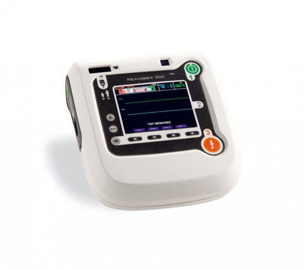 Defibrilator Reanibex 500 AED - cu regim defibrilare manuală şi monitorizare ECG