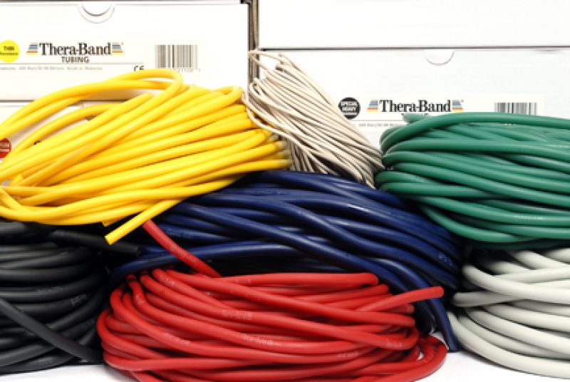Coardă elastică Thera-Band® / metru - Albastru / Extra greu