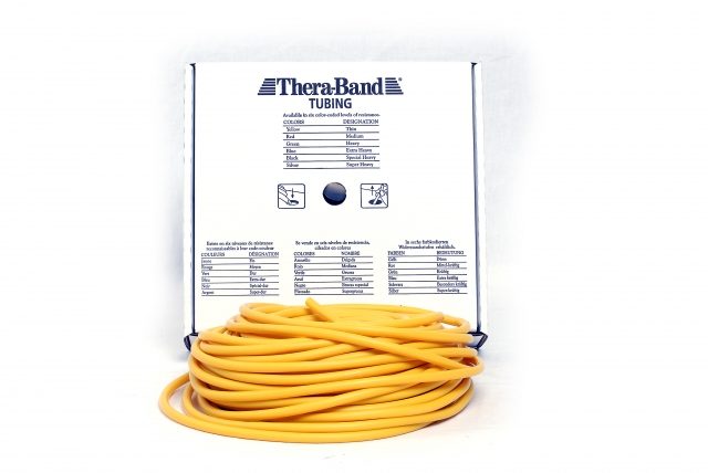 Coardă elastică Thera-Band®, 30,5 m - Galben / Uşor
