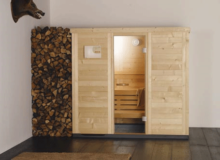 SIGHT Solid wood sauna Karelian spruce